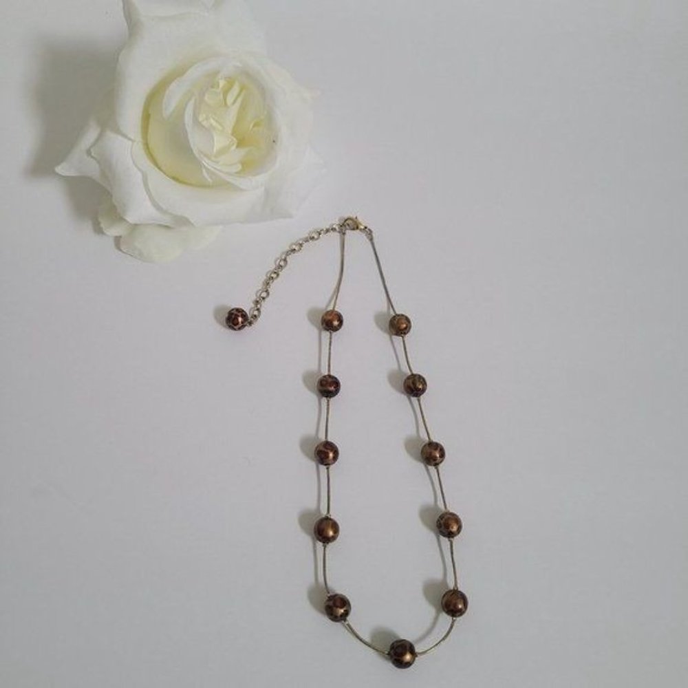 Bead Animal Patterned Necklace - Picture 5 of 10